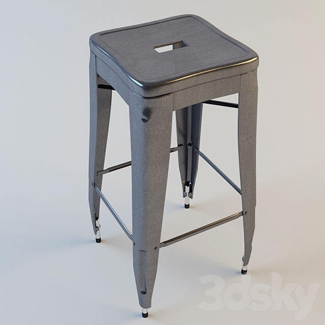 small stool 3DSMax File - thumbnail 2