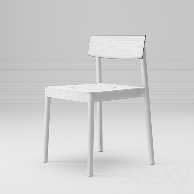 Smart Chair by Andreu World 3ds Max - thumbnail 3