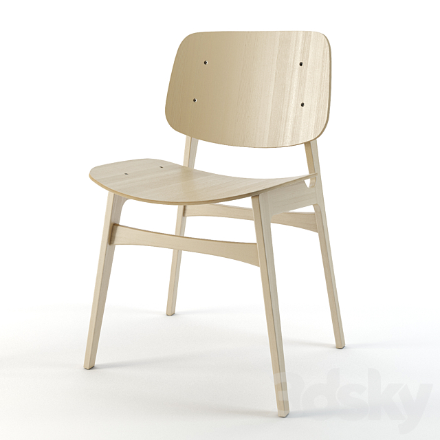 Soborg Chair 3DSMax File - thumbnail 1