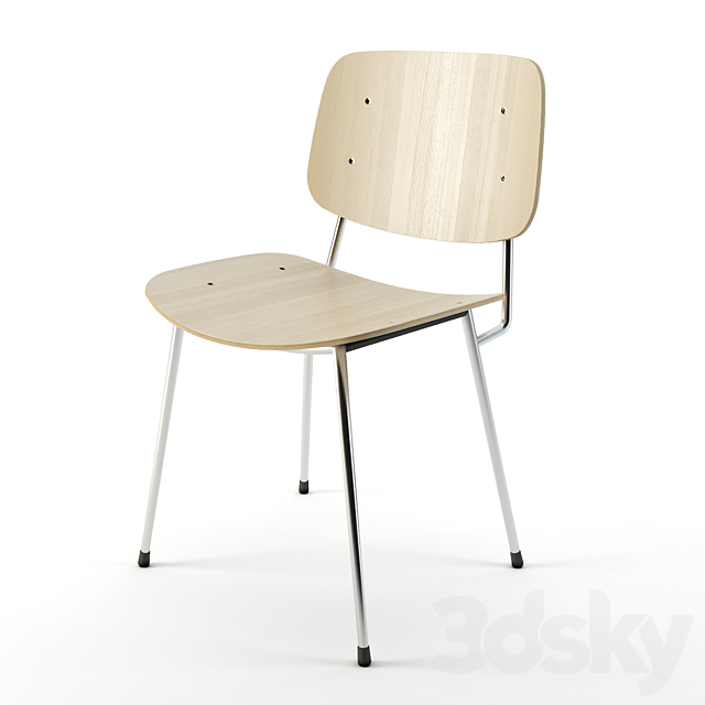 Soborg Chair 3DSMax File - thumbnail 3