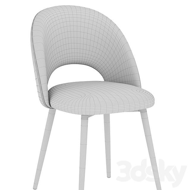 Sofi stool Stool Group 3DS Max Model - thumbnail 4