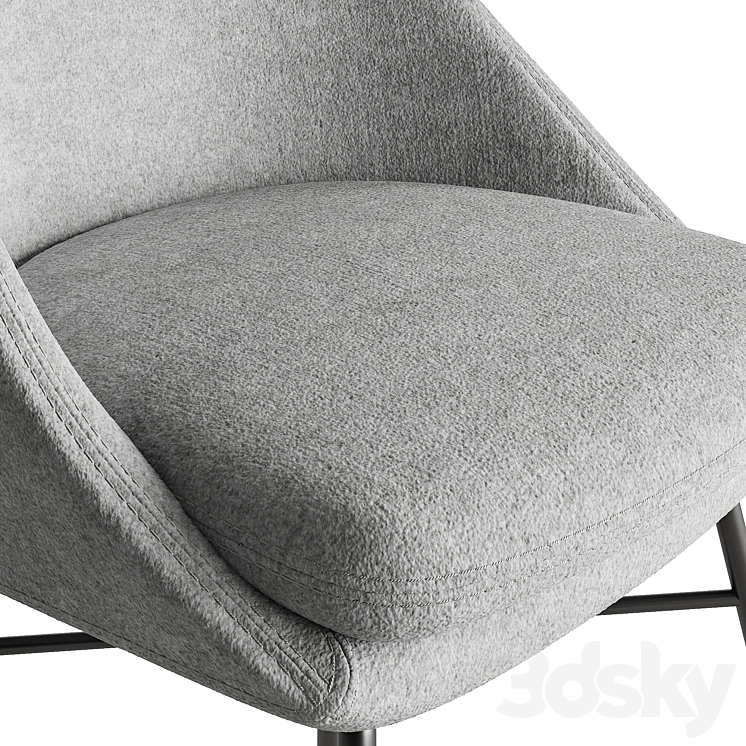 sohoConcept Avanos Cross Armchair 3DS Max Model - thumbnail 2