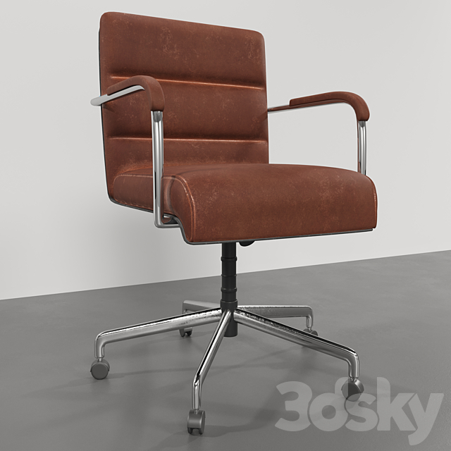 Sophia conference chair 3ds Max - thumbnail 2