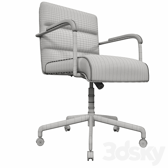 Sophia conference chair 3ds Max - thumbnail 3