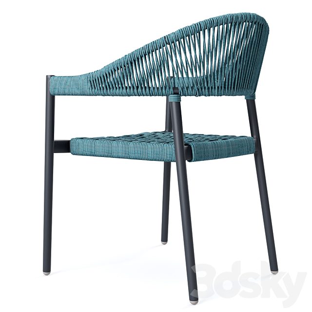 Source Furniture Skye Dining Arm Chair 3DS Max Model - thumbnail 2