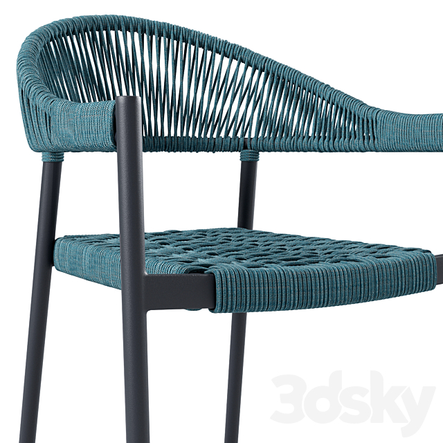 Source Furniture Skye Dining Arm Chair 3DS Max Model - thumbnail 3