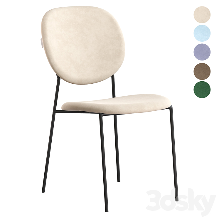 Stanley Chair by StoolGroup 3DS Max Model - thumbnail 1