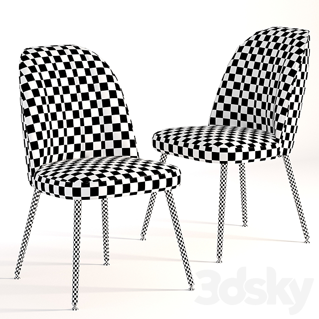 Stella chair 3DS Max Model - thumbnail 4