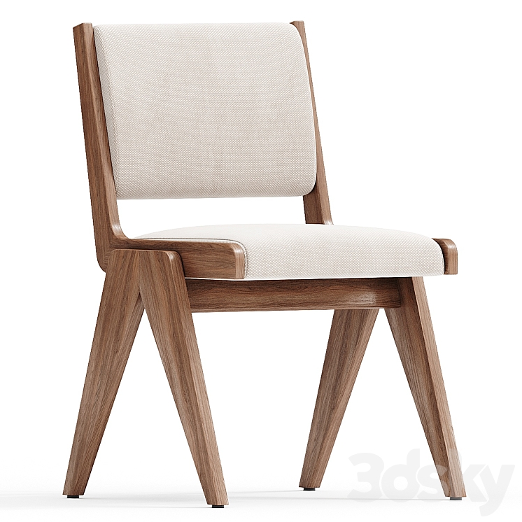 Stevie Indoor\/Outdoor Dining Chair 3DS Max Model - thumbnail 1