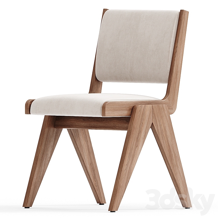 Stevie Indoor\/Outdoor Dining Chair 3DS Max Model - thumbnail 2