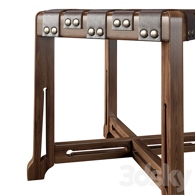 Stickley little treasures stool 3DSMax File - thumbnail 4