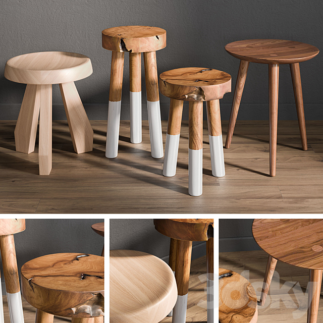 Stool 2 3DSMax File - thumbnail 1