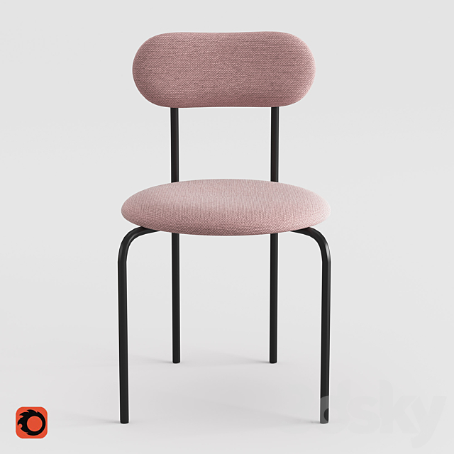 Stool 5 3DS Max Model - thumbnail 4