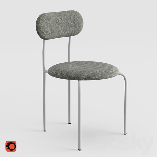 Stool 5 3DS Max Model - thumbnail 5