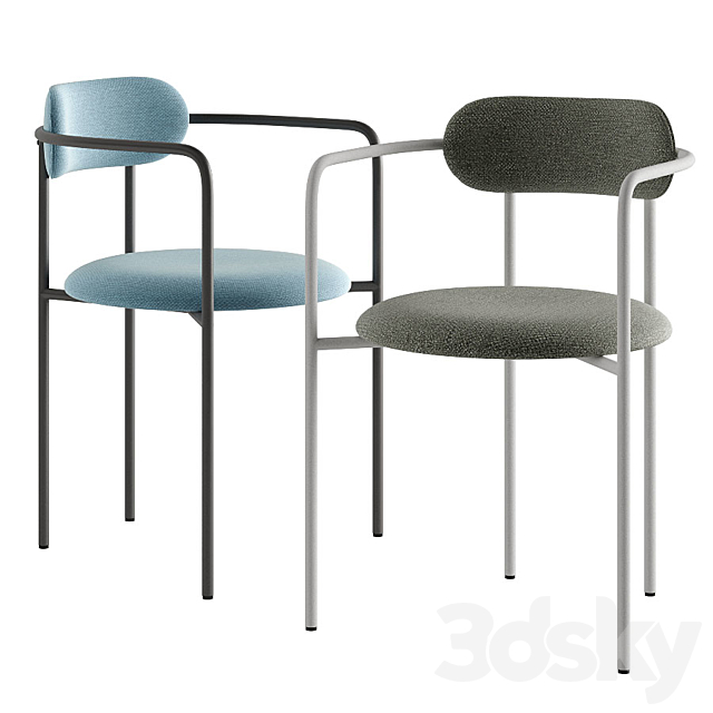 Stool 6 3DS Max Model - thumbnail 2