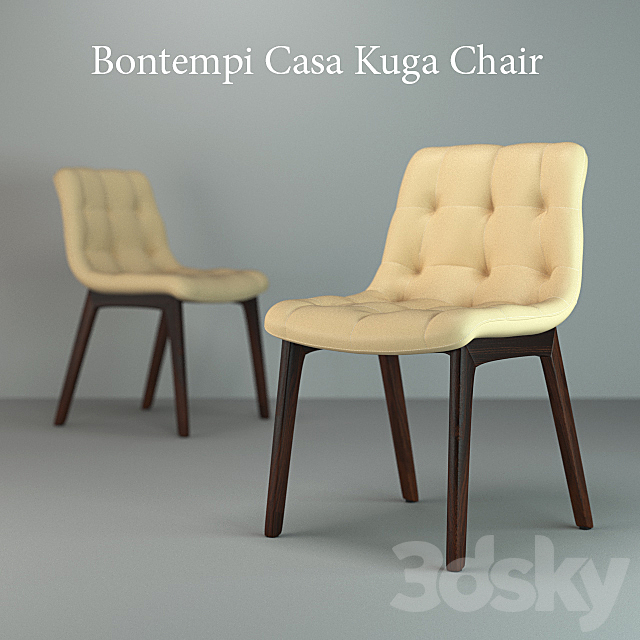 Stool Bontempi Casa Kuga Chair 3DSMax File - thumbnail 1