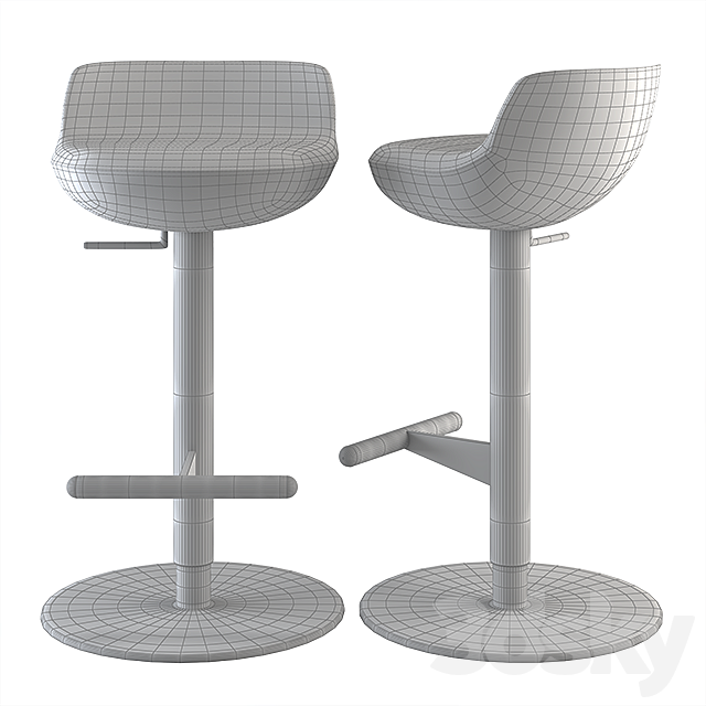 STOOL BY CALLIGARIS 3DSMax File - thumbnail 2