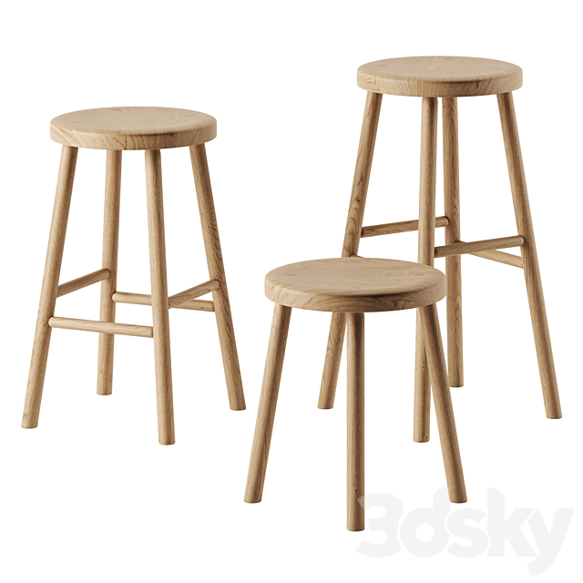 STORIA STOOL by Nikari 3DSMax File - thumbnail 1