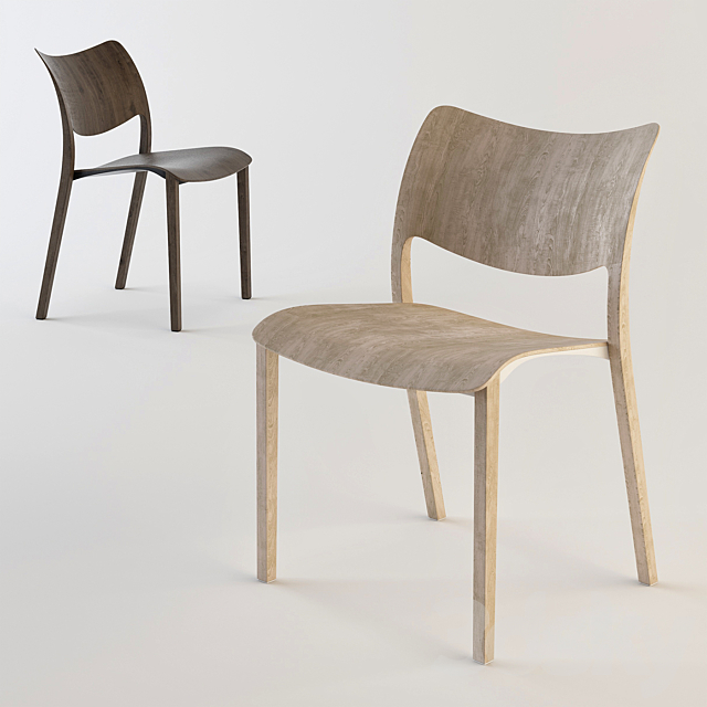 Stua  Laclasica Wood Chair 3ds Max - thumbnail 1