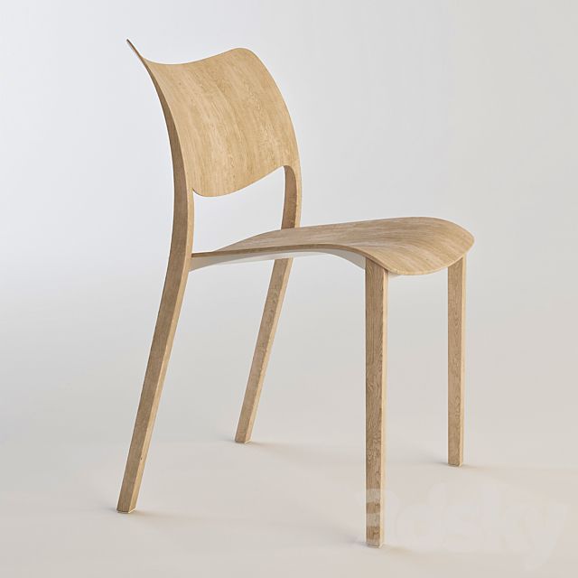 Stua  Laclasica Wood Chair 3ds Max - thumbnail 2