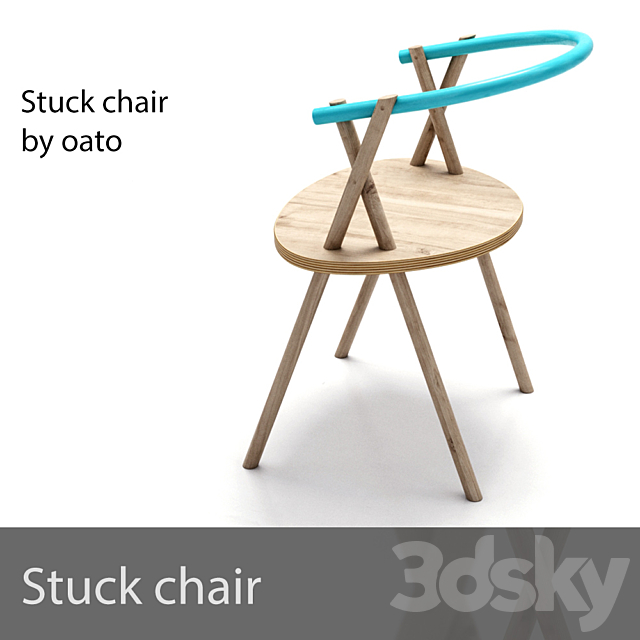 Stuck Chair 3DSMax File - thumbnail 1