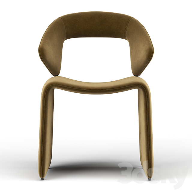 Suit chair 3DS Max Model - thumbnail 3