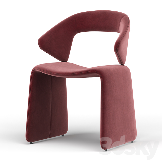 Suit chair 3DS Max Model - thumbnail 4