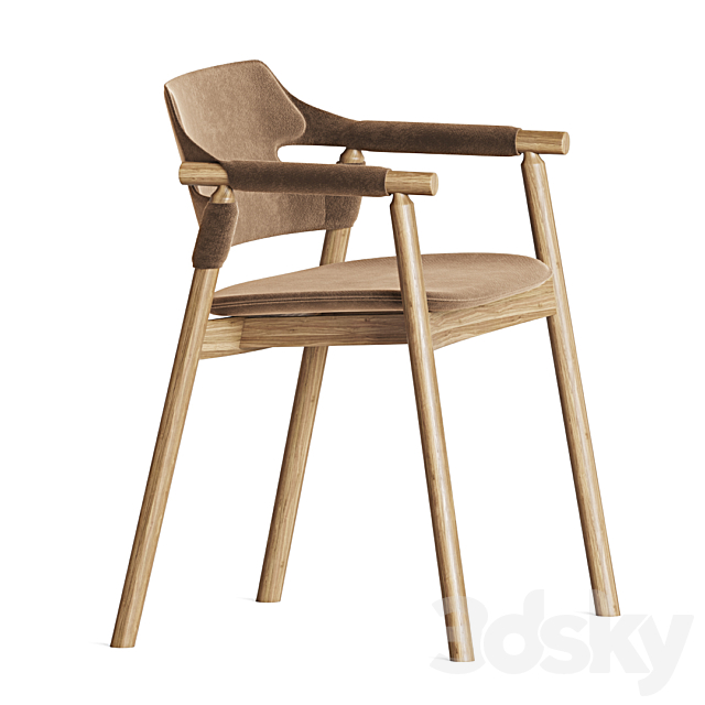 Suite Dining Chair Sanfrandesign 3DS Max Model - thumbnail 2