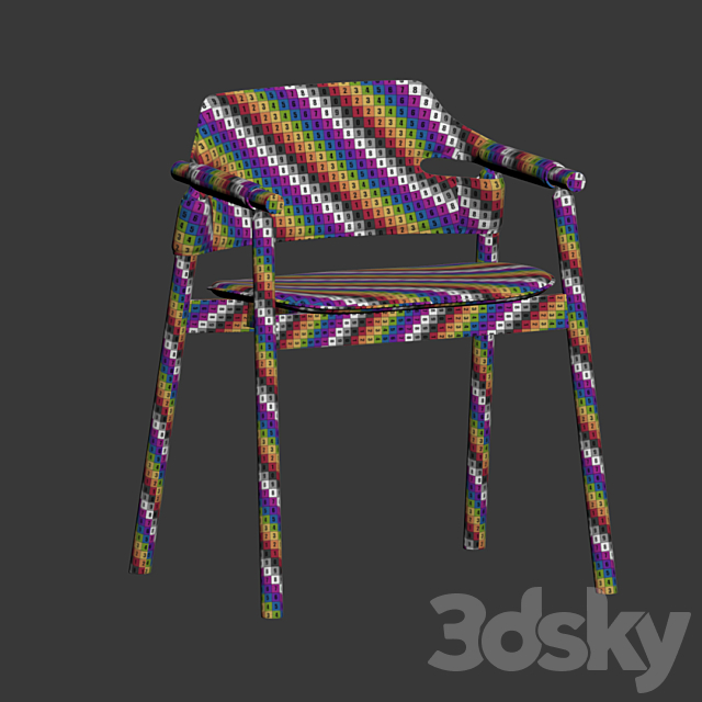 Suite Dining Chair Sanfrandesign 3DS Max Model - thumbnail 4