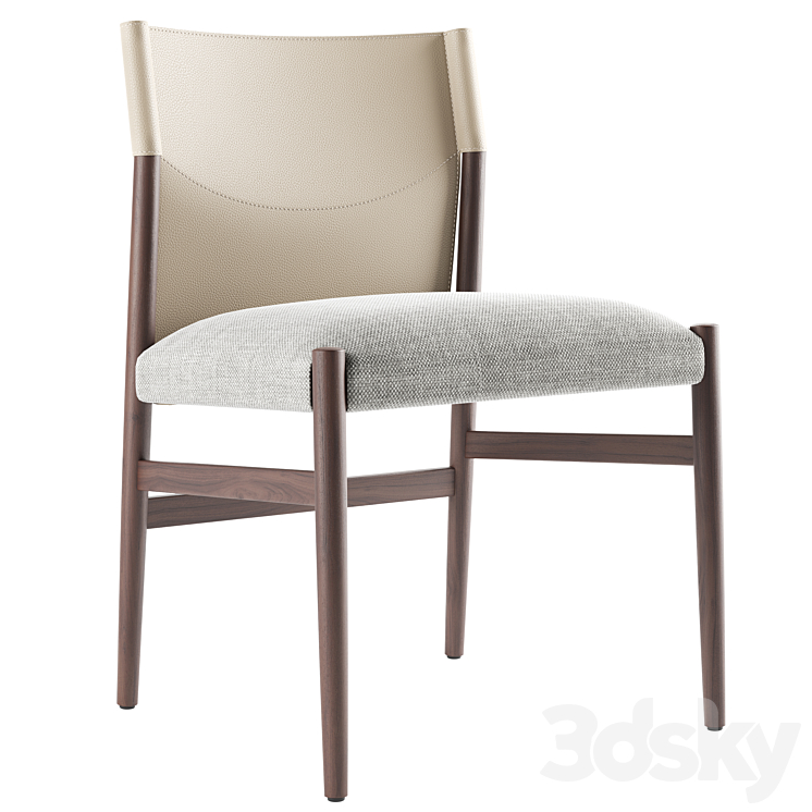 Sveva Chair By Porada 3DS Max Model - thumbnail 1