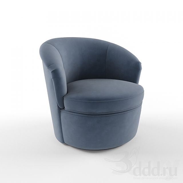 swivel chair 3ds Max - thumbnail 1