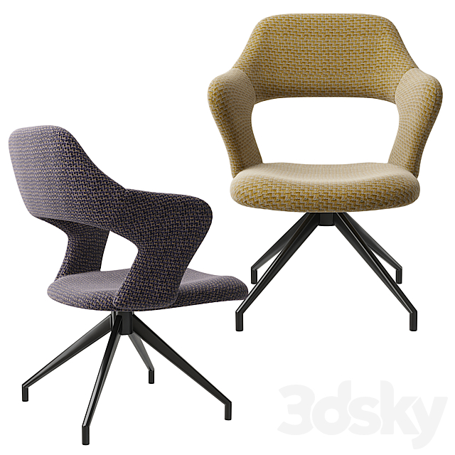 Swivel chairs Asyar AM.PM 3DSMax File - thumbnail 2