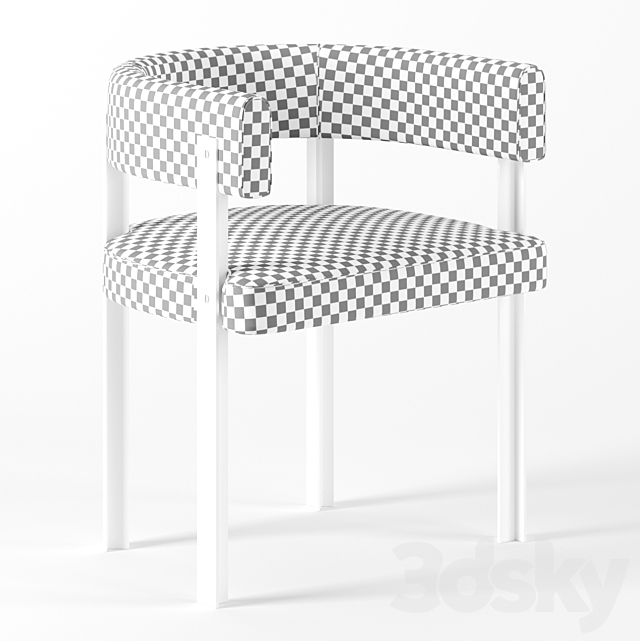 T Chair by Baxter 3DS Max Model - thumbnail 3