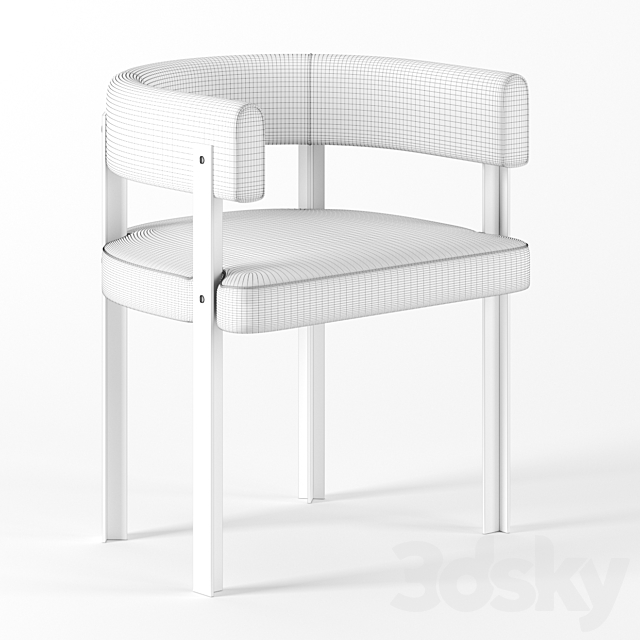 T Chair by Baxter 3DS Max Model - thumbnail 4