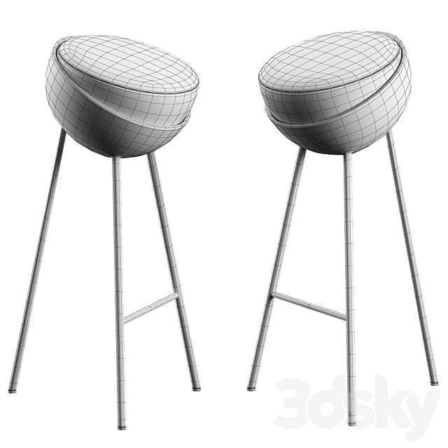 Tabouret Boet par Note Design Studio 3DSMax File - thumbnail 2