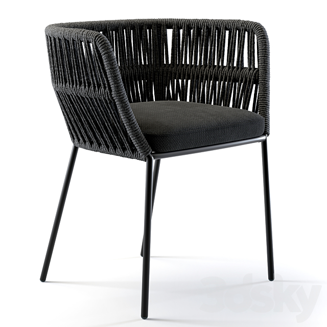 Talenti Cliff Dining Armchair 3DSMax File - thumbnail 1