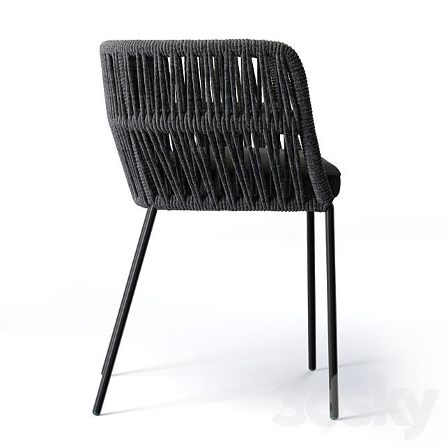 Talenti Cliff Dining Armchair 3DSMax File - thumbnail 2