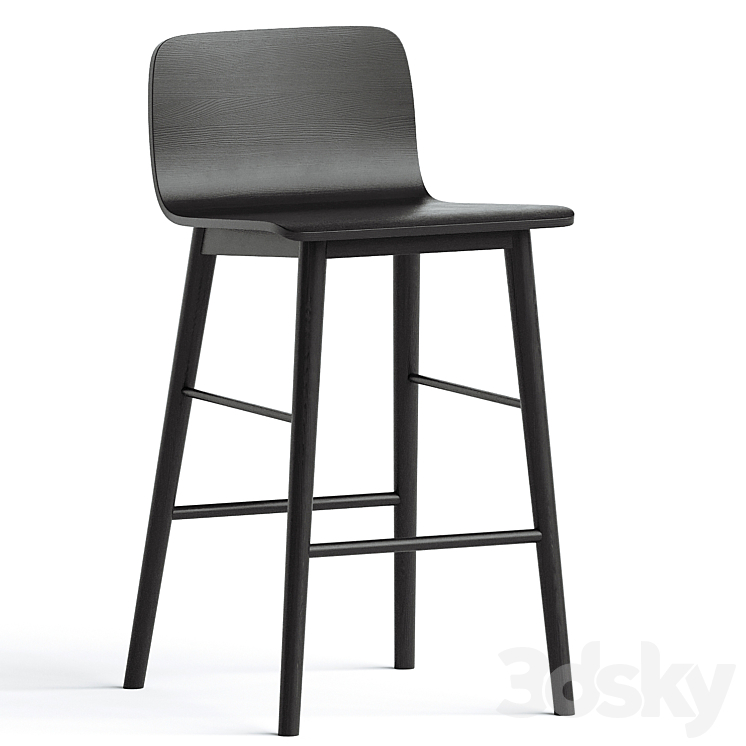 Tami Counter Stool 3DS Max Model - thumbnail 1