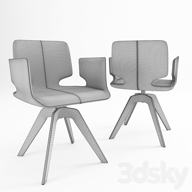 Team 7 Aye chair 3DS Max Model - thumbnail 2