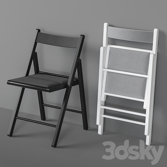 Terje Terier Folding Chair Ikea 3DSMax File - thumbnail 2