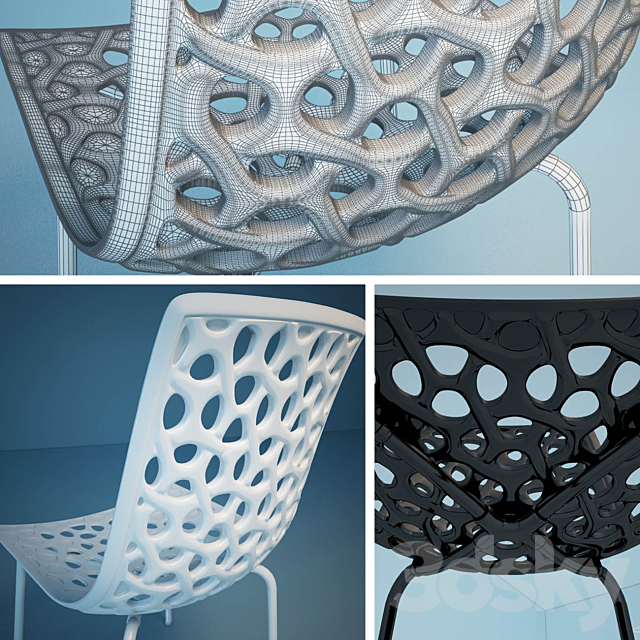 TESS chair of ALF DA FRE 3DS Max Model - thumbnail 2