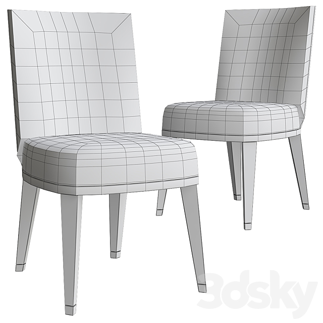 Thames Dining Chair Frato Interiors 3DSMax File - thumbnail 2