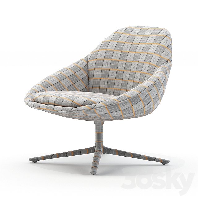 The cove lounge chair 3DSMax File - thumbnail 4