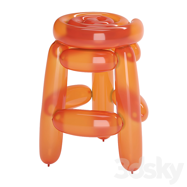 The Future Perfect Blowing Stool 1 3DSMax File - thumbnail 3