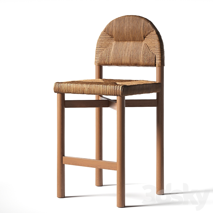 The Grace Counter Stool 3DS Max Model - thumbnail 3