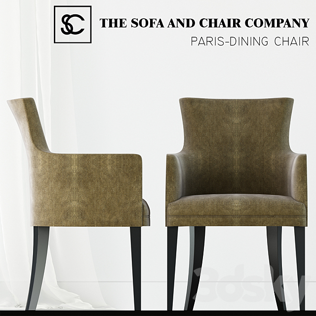 THE SOFA AND CHAIR COMPANY – PARIS CARVER 3DSMax File - thumbnail 1