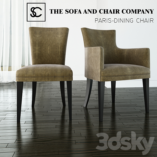 THE SOFA AND CHAIR COMPANY – PARIS CARVER 3DSMax File - thumbnail 3