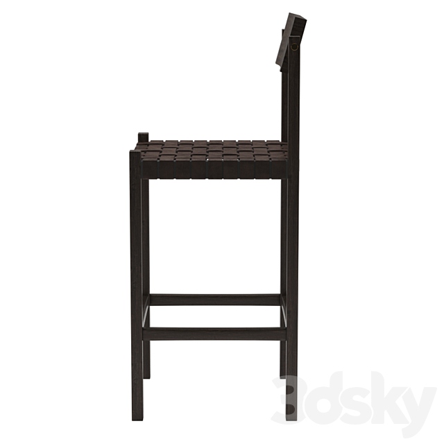 Thomas Hayes The Mills barstool 3DS Max Model - thumbnail 3