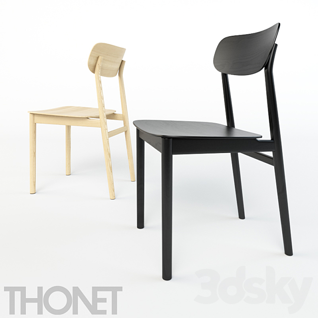 THONET 130 3ds Max - thumbnail 1