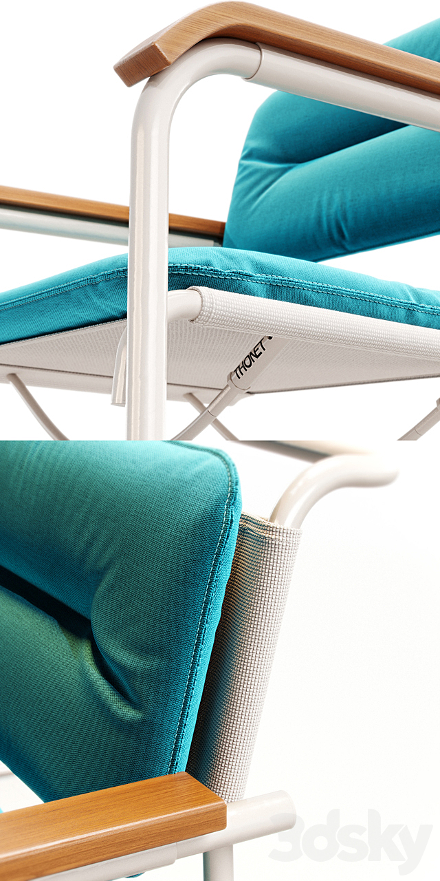 Thonet S 34 N with cushion 3DSMax File - thumbnail 2